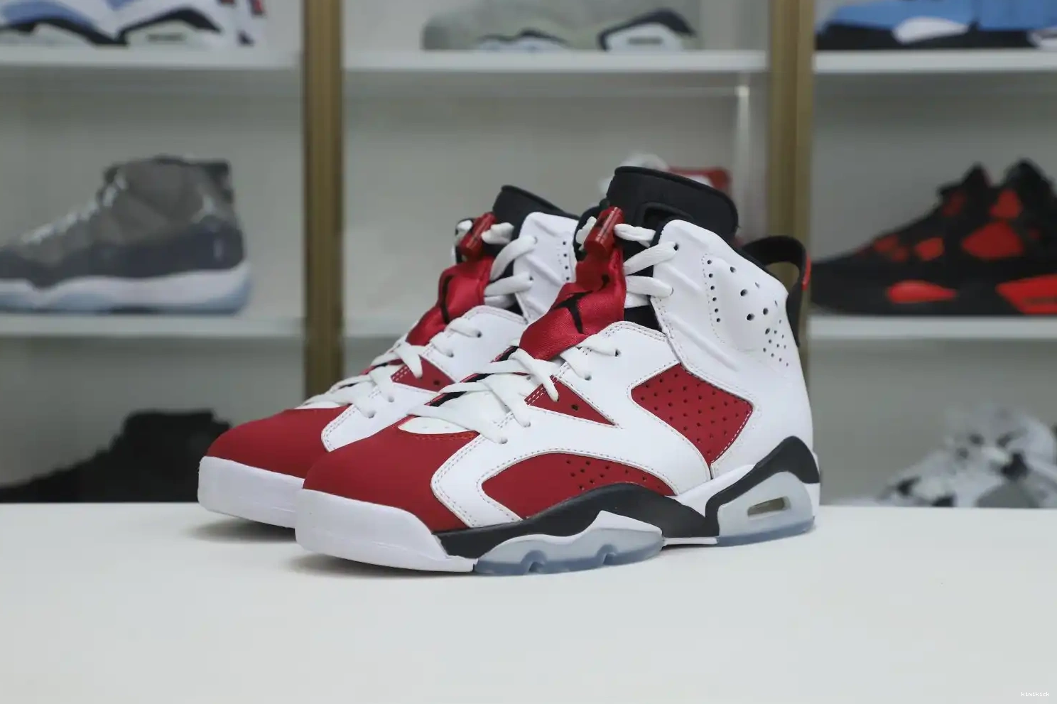 OG 6 'CARMINE' 2021 AIR Kimikick RETRO JORDAN 0610